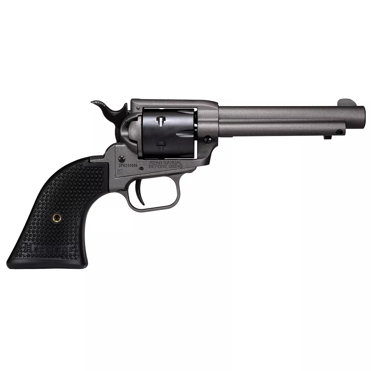 Heritage Rough Rider 22 LR Tungsten Gray 4.75" Revolver Handgun