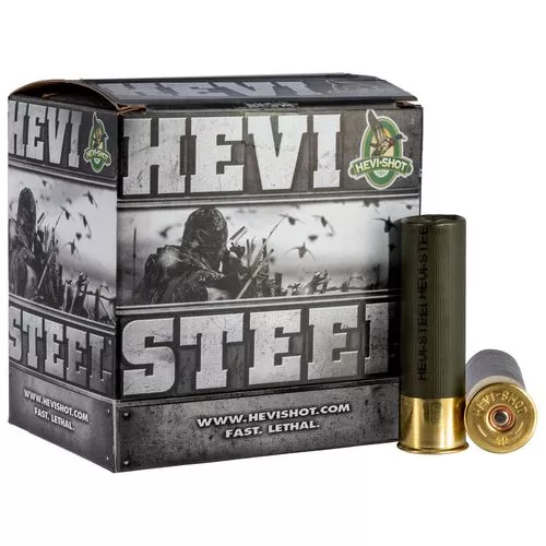 HEVI-Shot HS61221 Hevi-Steel12 Gauge 2.75" 1 1/8 oz 1 Shot 25 Bx/ 10 Cs