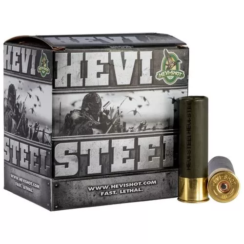 HEVI-Shot HS65004 Hevi-Steel12 Gauge 3.5" 1 3/8 oz 4 Shot 25 Bx/ 10 Cs
