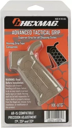 Hexmag Advanced Tactical Grip AR-15/AR-10 Flat Dark Earth 17°/25°/33° Adjustable