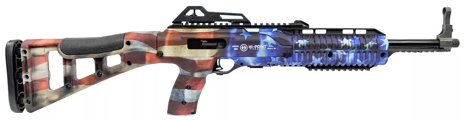 Hi-Point 995TS Carbine 9mm Luger 16.5" 10+1 Semi-Auto Rifle - Grand Union Flag