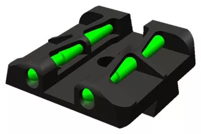 Hiviz LiteWave Rear Sight for Springfield XD / XD-M / XD-S - Red / Green / Black LitePipes