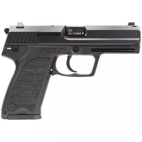 HK 81000315 USP V1 40 S&W 4.25" 13+1 (3) Black Black Steel Slide Black Polymer Grip Night Sights