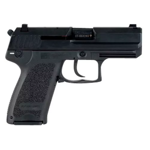 HK 81000344 USP Compact V1 SA/DA 45 ACP 3.78" 8+1 (3) Black Black Steel Slide Black Polymer Grip Night Sights Decocker Safety