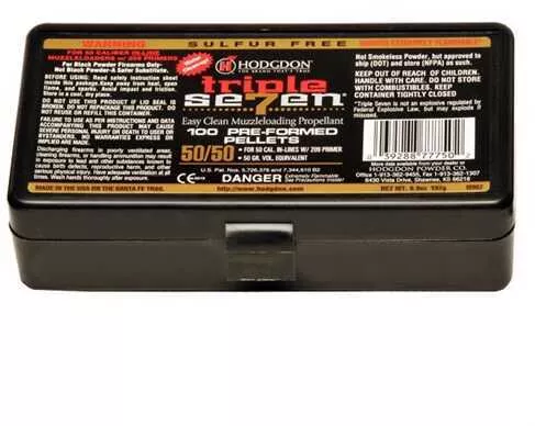 Hodgdon Triple 7 Pellets 50 Caliber 50 Grains 100-Pack