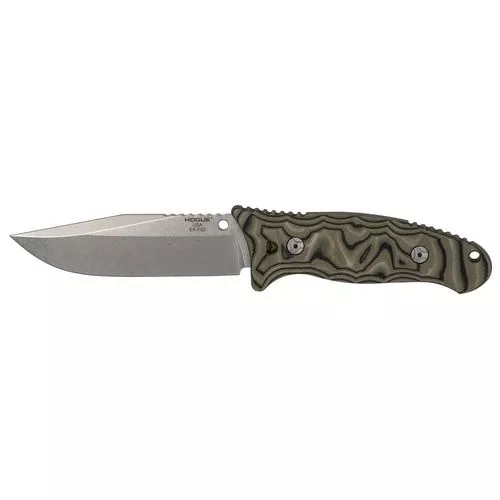 Hogue 35278 EX-F024.50" Fixed Clip Point Plain Tumble Polish 154CM SS Blade G-10 Green G-Mascus Handle