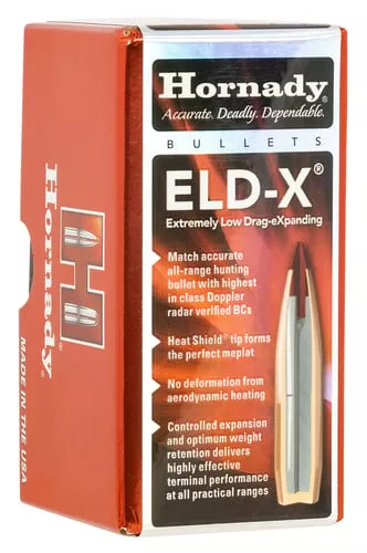 Hornady 22833 Rifle Bullets 22 Cal .224 80 Gr Eld-X