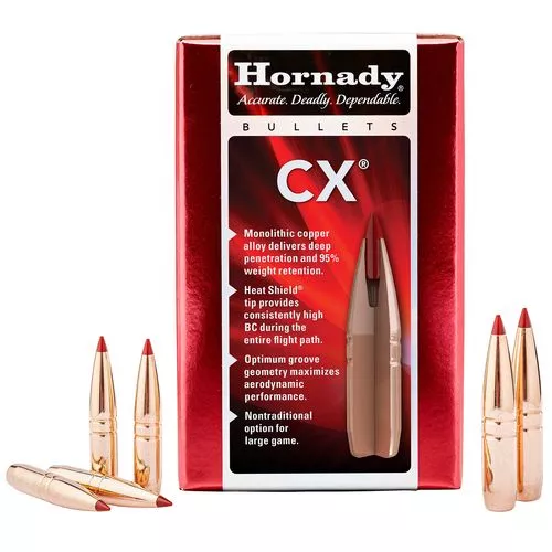 Hornady 26178 CX 6.5mm 130 gr Copper Solid 50 Per Box