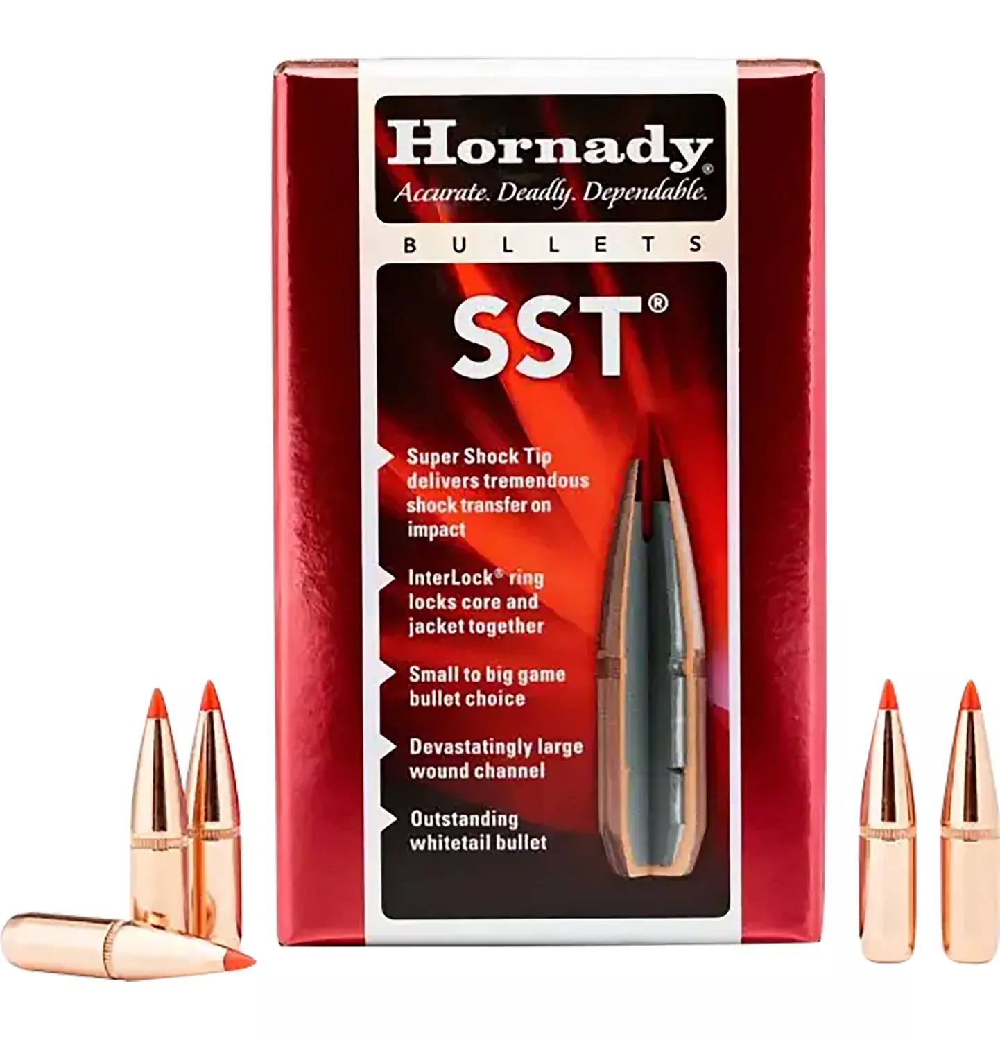 Hornady SST .30 Cal .308 150gr Polymer Tip Bullets 100/Box