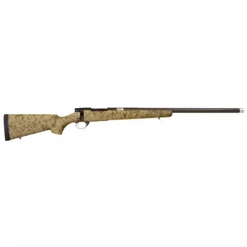 Howa HSCF65GRN 15006.5 Creedmoor 5+1 Cap 24" Black Rec/Barrel Green with Black Webbing Fixed HS Precision Stock Right Hand (Full Size)