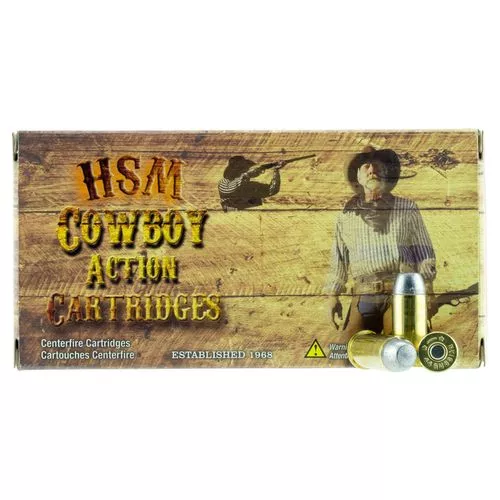 HSM 44R1N Cowboy Action44 Russian 200 gr Round Nose Flat Point (RNFP) 20 Bx/ 10 Cs