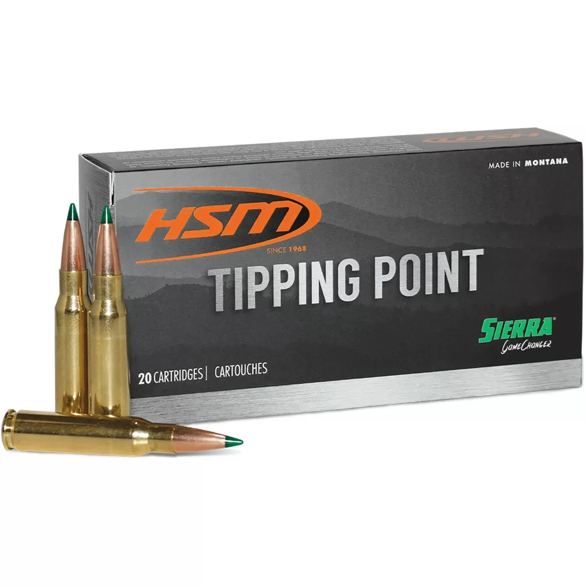 HSM 6ARC2N Tipping Point Super Shock Tip 6mm ARC 95 gr 20 Per Box