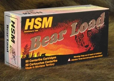 HSM Ammo Bear Load 45 Long Colt 325gr WFN Gas Check 50 Rd - Box or Case