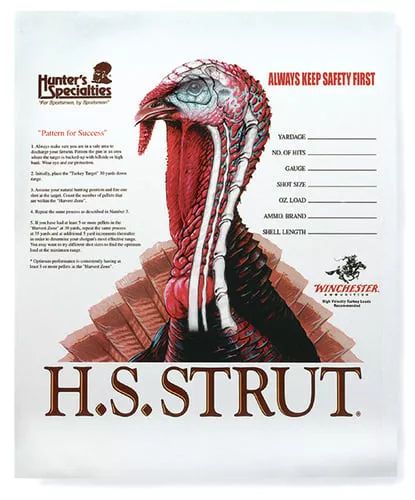 Hunters Specialties HS-STR-06850 Turkey Target, 12 Pk