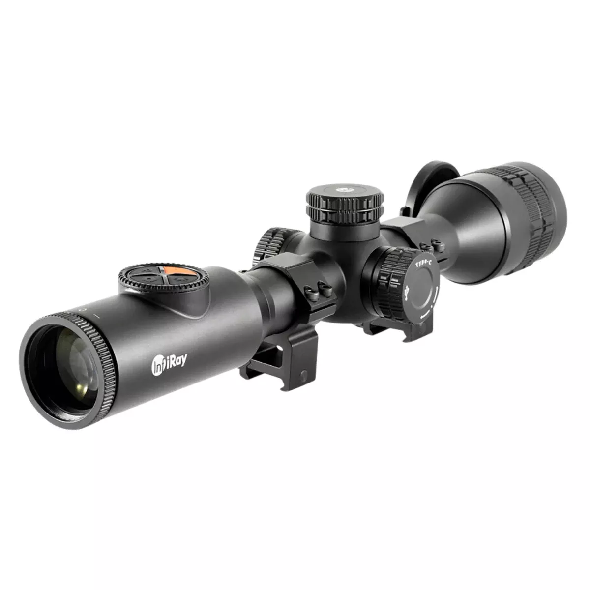 InfiRay Outdoor TL35V2 BOLT Thermal Rifle Scope Black 3x 35mm Black/White/Red/Green; 2 Dynamic/5 Static Reticle 384x288, 50Hz Resolution