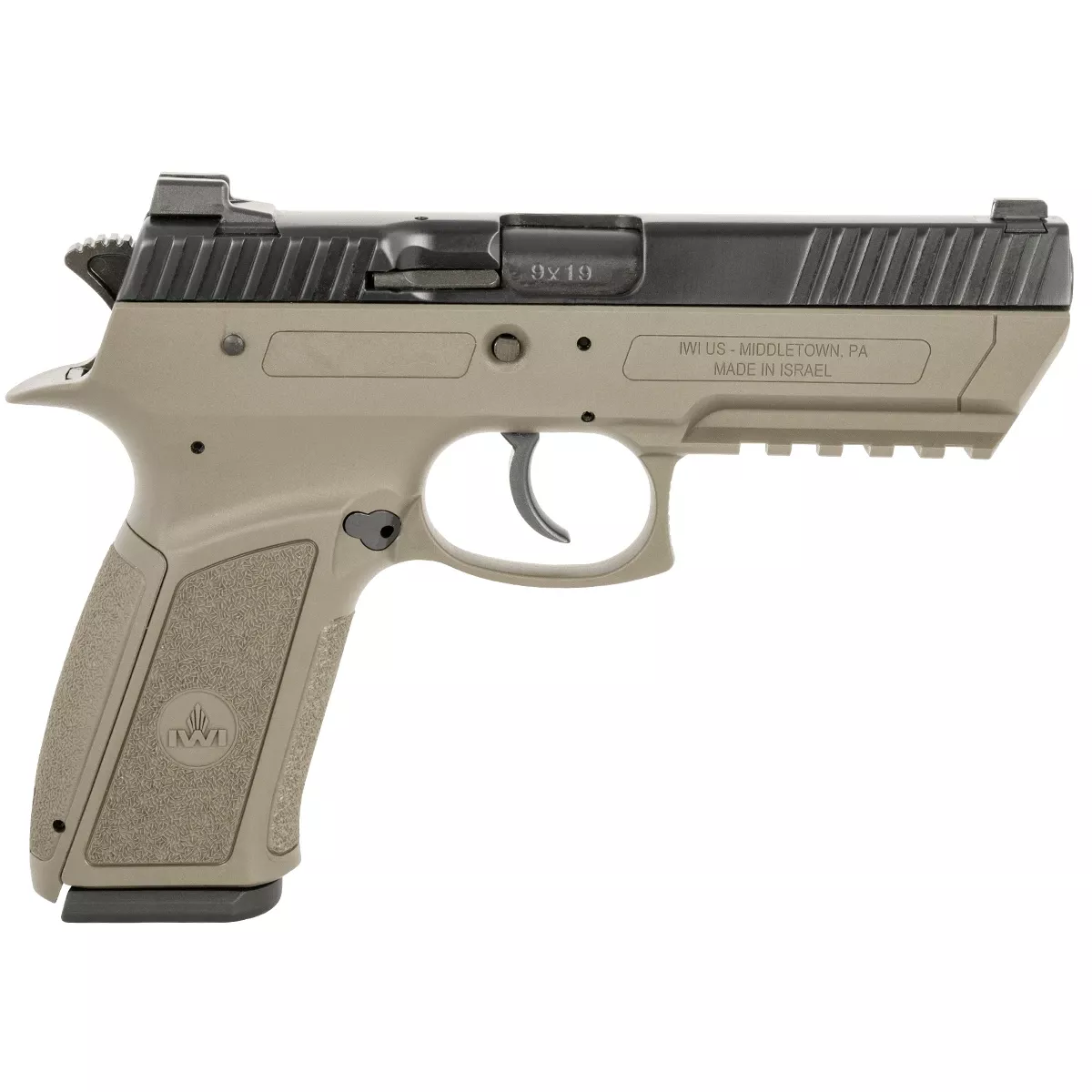IWI US J941PL9FD-II Jericho 941 Enhanced 9mm Luger 4.40" 17+1 Overall Flat Dark Earth