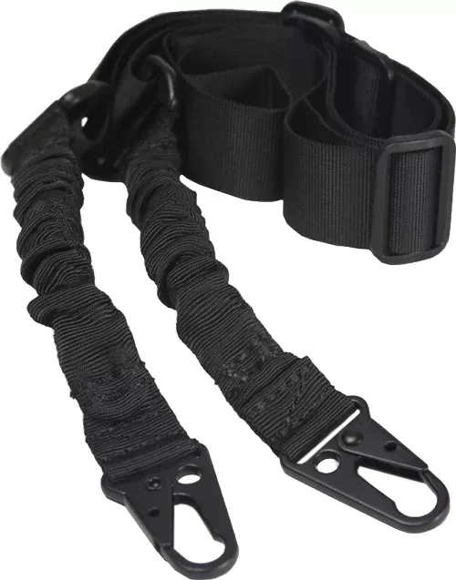 J&E Machine Tech 2 Point Bungee Sling Black - Nylon Webbing