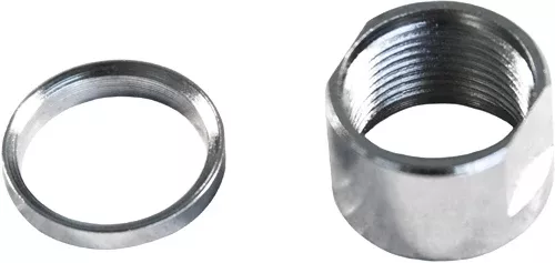 J&E Machine Tech AR-10 Thread Protector .308/7.62 5/8x24 Silver w/Crush Washer