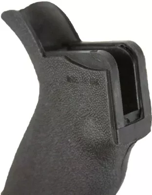 J&E Machine Tech Textured Rubber Pistol Grip w/Storage Black