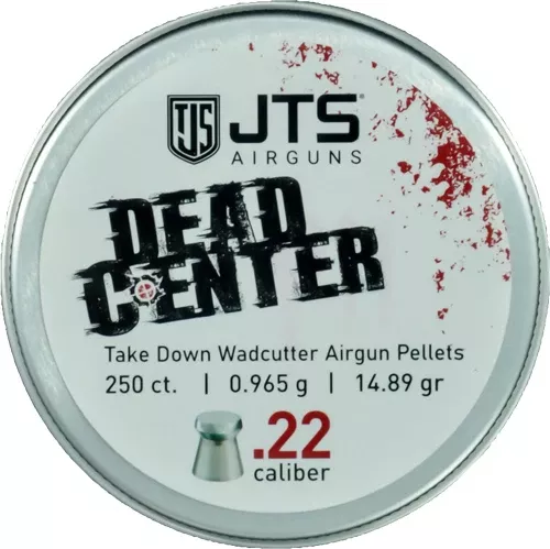 JTS Group Dead Center 22 Cal 14.89gr 250ct Wadcutter Airgun Pellets