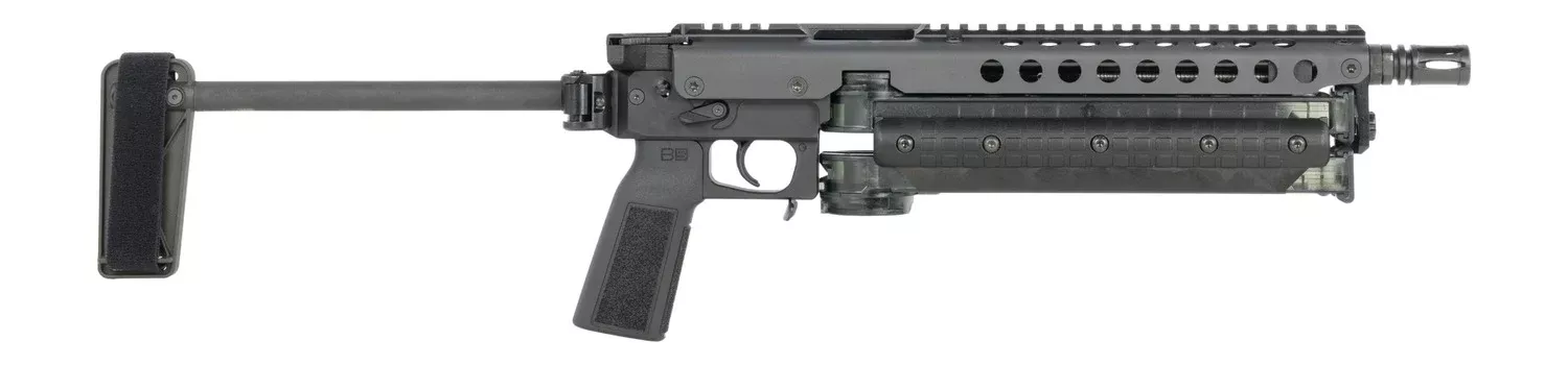 Kel-Tec KP50 5.7x28 9.5" 50-Rd Semi-Auto Pistol w/ Side-Folding Brace - Black