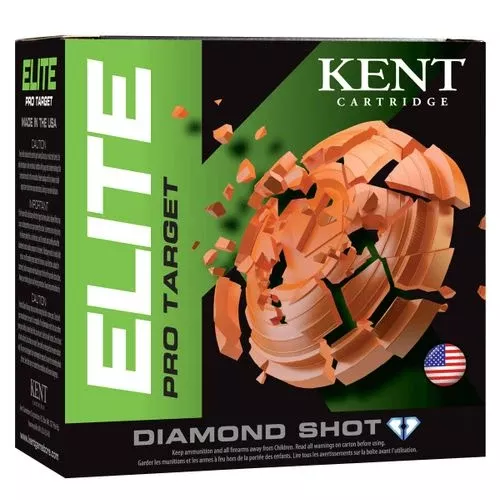 Kent Cartridge E12P288 Elite Pro Target 12 Gauge 2.75" 1 oz 8 Shot 25 Bx/ 10 Cs
