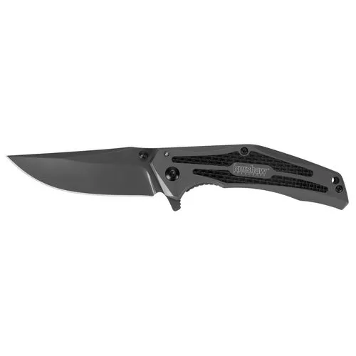 Kershaw 8300 DuoJet3.25" Clip Point Plain TiCN Gray 8Cr13MoV TiCN Gray Stainless Steel Handle Folding