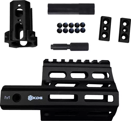 Kinetic Development Group 3.25" MkII Ultimate Bog Bundle Stribog SP9 M-LOK Rail Extension - Black Cerakote