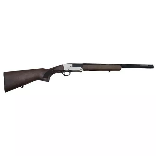 Landor Arms LDSTX6012019 STX 60120 Gauge 19" 1 Chrome Wood Checkered Stock Right Hand