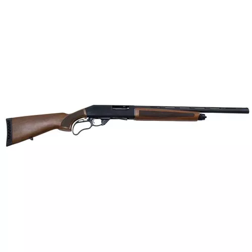 Landor Arms LDTX8011221 TX 801Lever 12 Gauge 21.50" 4+1 Blued Wood Checkered Stock Right Hand