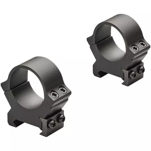 Leupold 174082 PRW2 Scope Ring Set Picatinny/Weaver High 1" Matte Black Steel