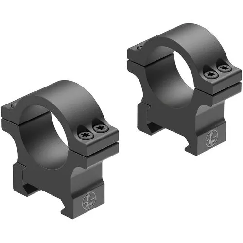 Leupold 180944 Open Range Cross-Slot Scope Ring Set Medium 1" Matte Black Aluminum
