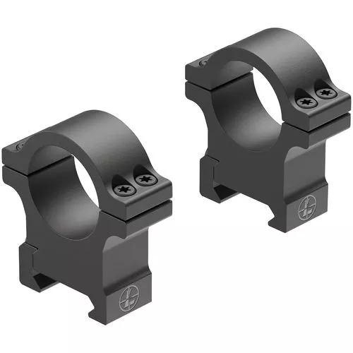 Leupold 180945 Open Range Cross-Slot Scope Ring Set High 1" Matte Black Aluminum