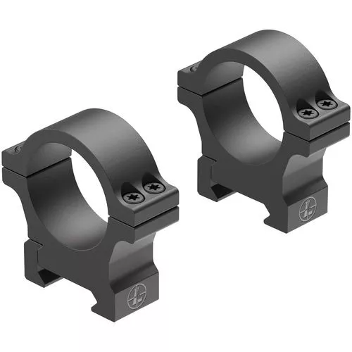 Leupold 180947 Open Range Cross-Slot Scope Ring Set Medium 30mm Matte Black Aluminum