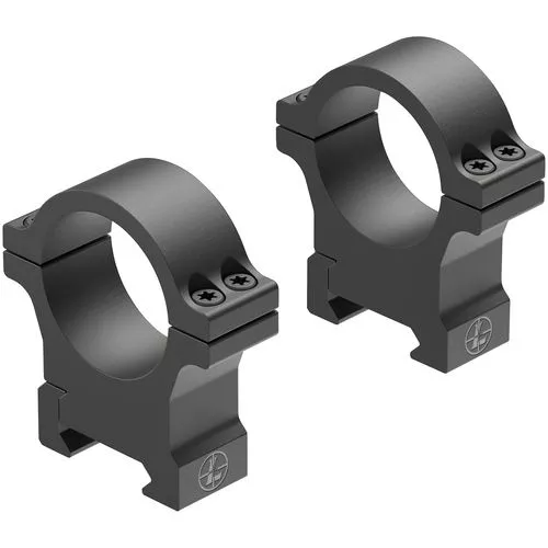 Leupold 180948 Open Range Cross-Slot Scope Ring Set High 30mm Matte Black Aluminum