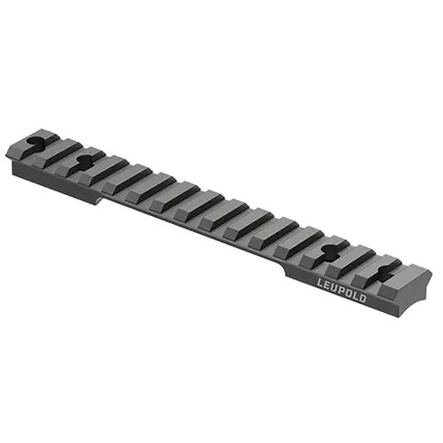 Leupold 180954 BackCountry Base Matte Black Savage 10/110 Round Receiver Cross-Slot For Short Action Picatinny Rail/Weaver Style 20 MOA Aluminum Rifle