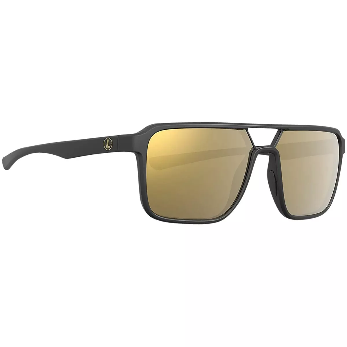 Leupold 182675 Performance Wear Bridger Shatter Proof Polarized Bronze Mirror Lens, Matte Black Frame, Includes Carrying Case/Bag/Lens Cloth