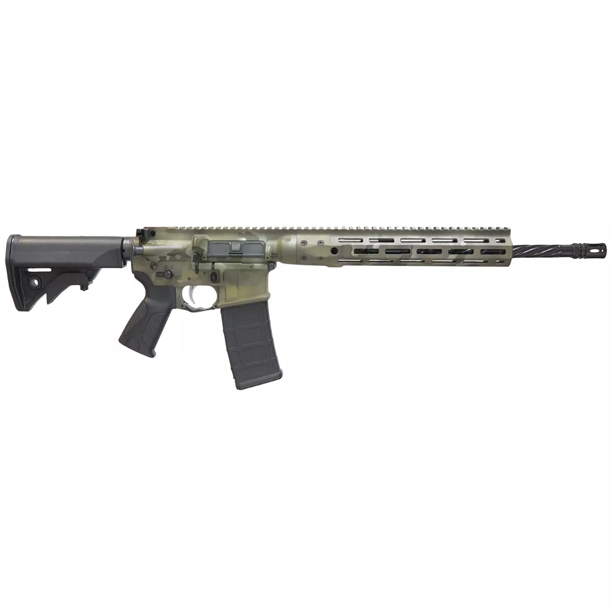 LWRC ICDIR5FDC16ML LWRCI Direct Impingement 5.56x45mm NATO 30+1 16.10" Barrel, Exclusive Multicam Finish, A2 Flash Hider, Steel Receiver, Black OEM Stock, Magpul MOE+ Grip, Optics Ready