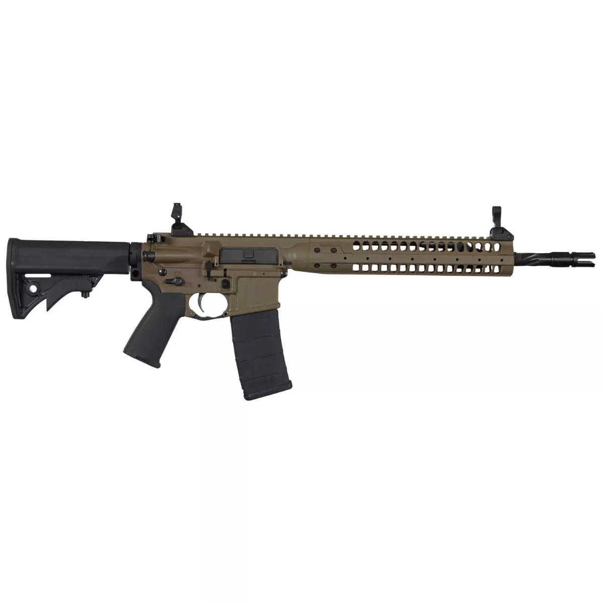 LWRC ICR5CK14PSPR Individual Carbine SPR 5.56x45mm NATO 14.70" 30+1 Flat Dark Earth Cerakote, Black Adjustable Stock, Magpul MOE+ Grip