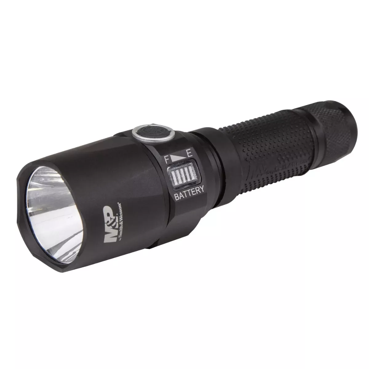 M&P Accessories 1097919 Night Terror Compact Flashlight Black Anodized White 3236 Lumens Cree LED 282 ft Range