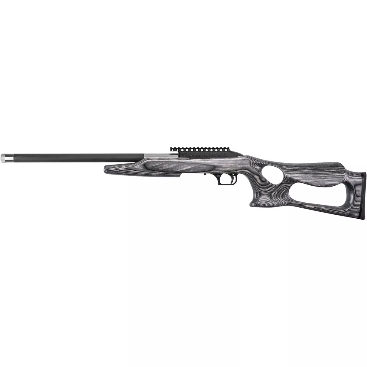 Magnum Research MLR22WMBP Magnum Lite Barracuda 22 WMR Caliber with 9+1 Capacity, 19" Barrel, Black Metal Finish & Fixed Thumbhole Pepper Stock, Right Hand (Full Size)