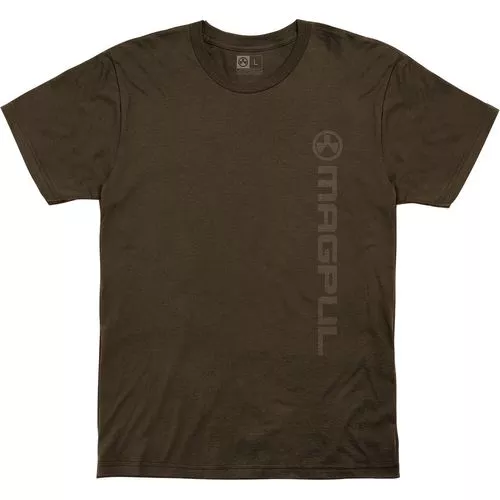 Magpul MAG1113-200-S Vertical LogoBrown Short Sleeve Small