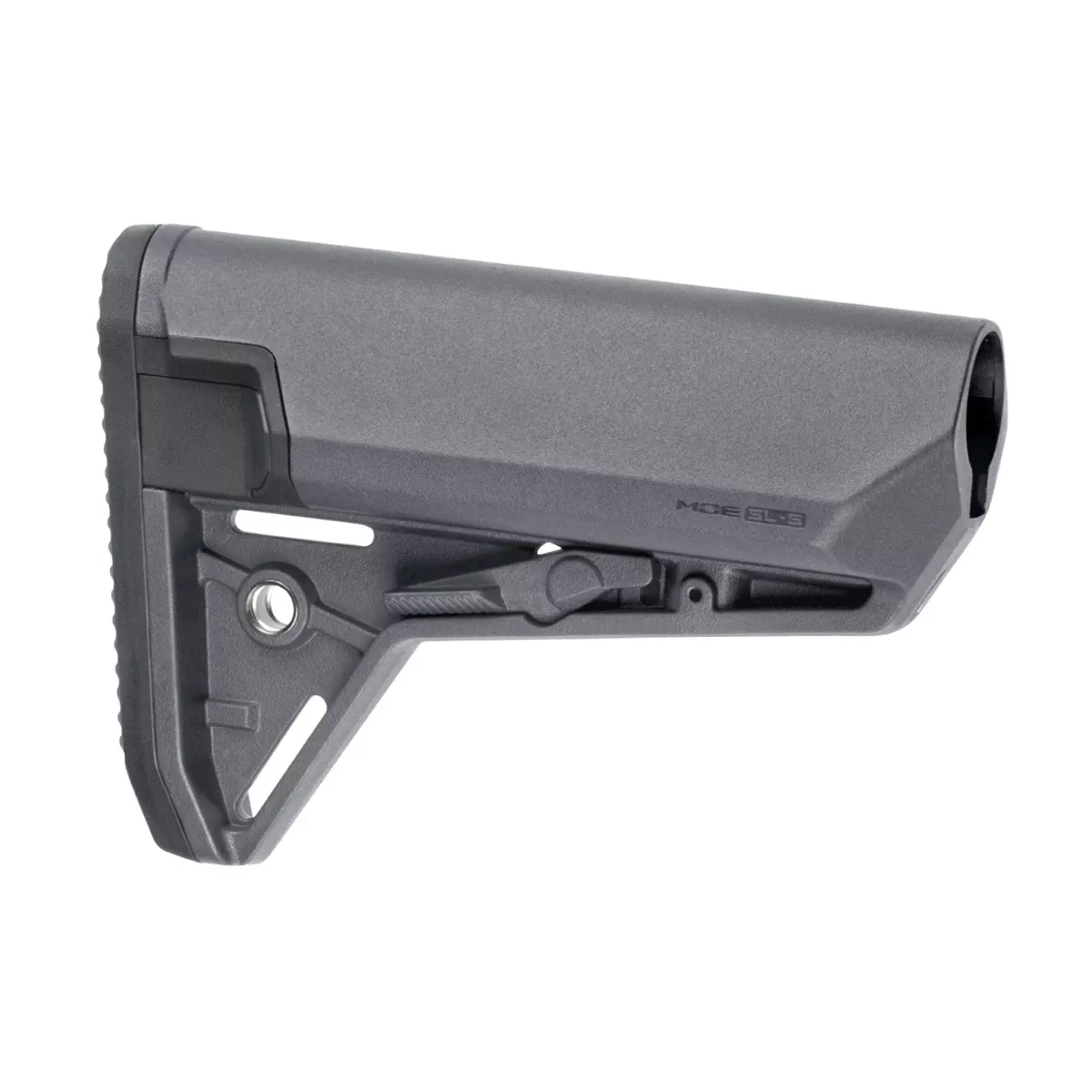 Magpul MOE SL-S Carbine Stock - Stealth Gray Synthetic for AR-15, M16, M4 with Mil-Spec Tube (Tube Not Included) - MAG653-GRY