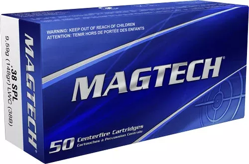 Magtech 38B Range/Training 38 Special 148gr Lead Wadcutter - Box or Case