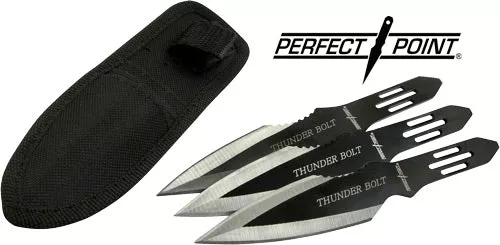 Master Cutlery Perfect Point 6.5" Spear Point Throwing Knives 3-Pack