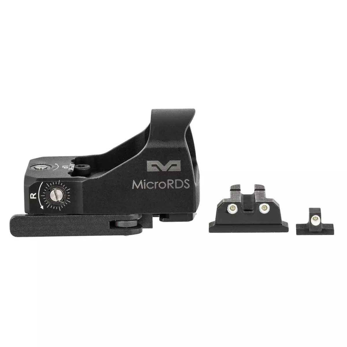 Meprolight USA MicroRDS 3 MOA Red Dot Reticle, Illuminated, 23x17mm, Black, for S&W M&P Full Size Non-Optics Ready - 88070504
