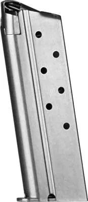 Metalform Magazines 1911 Officers 10mm Auto 7-Rd Stainless Steel Magazine