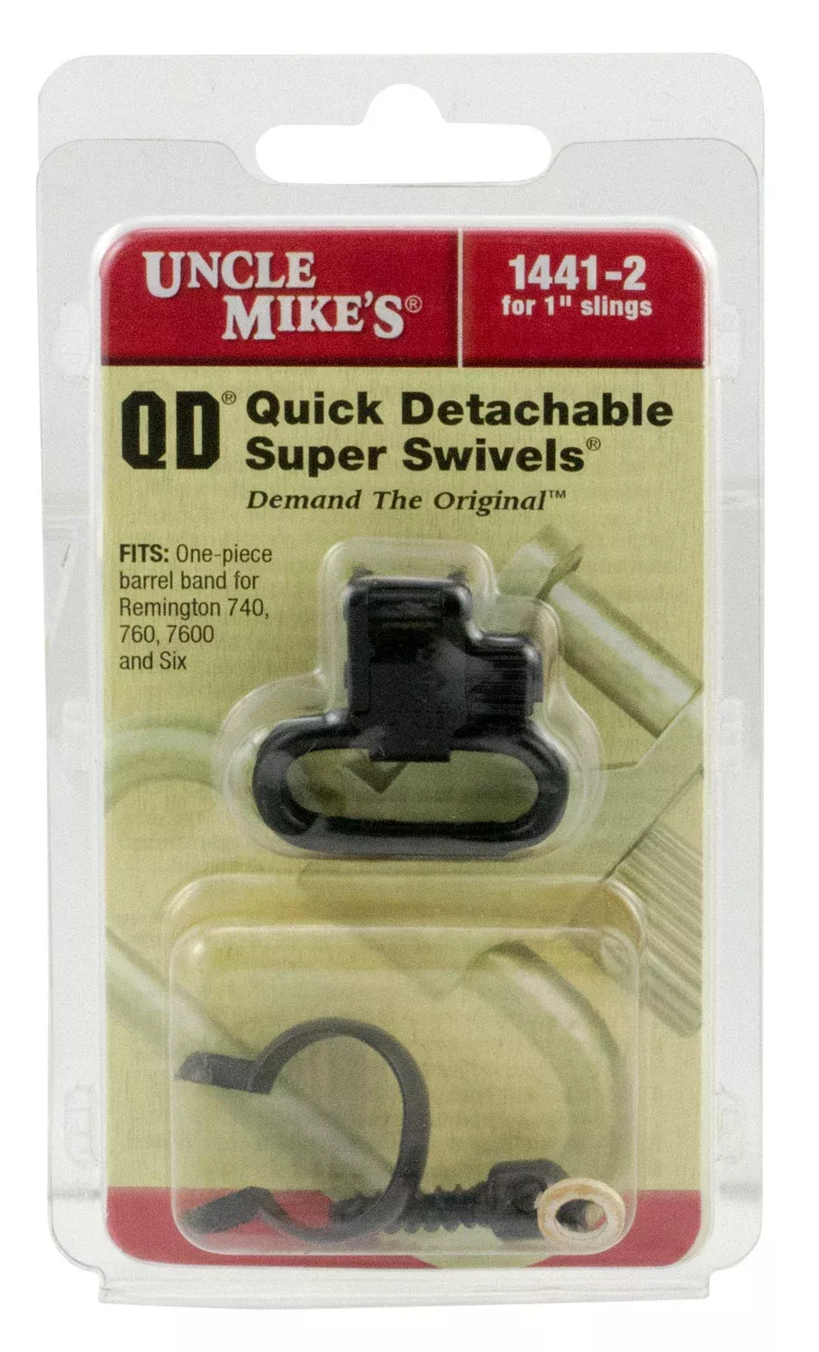 Michaels 14412 Swivel Set 1" Blued - Fits Remington 740, 742, 760 & 7600 Pump Centerfire