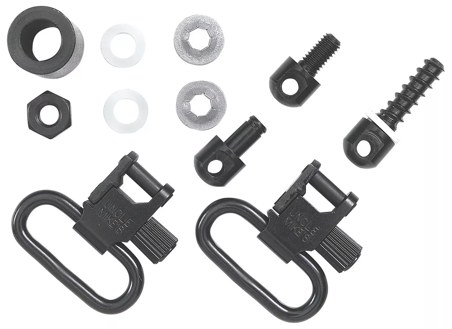 Michaels Swivel Set for Most Shotgun Magazine Caps & Stock 1" Loop Blued Steel QD