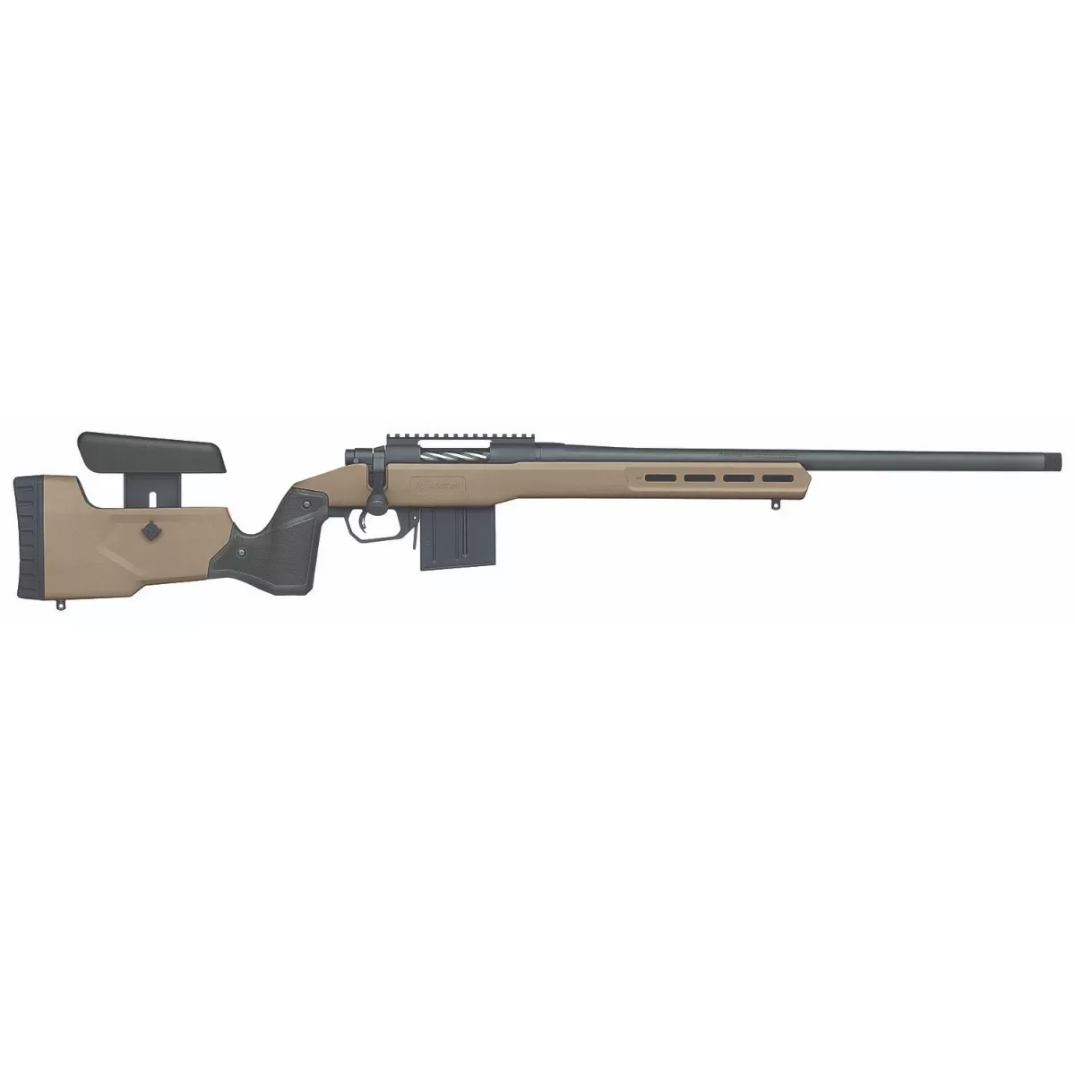 Mossberg Patriot LR 6.5 Creedmoor Rifle with 22" Matte Blued Medium Bull Barrel - 28147